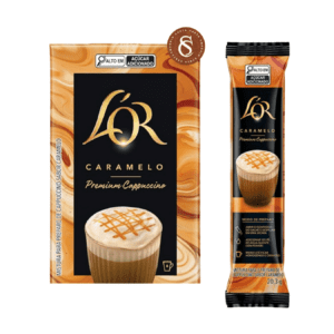 CAPPUCCINO PREMIUM SABOR CARAMELO L'OR 162,4G