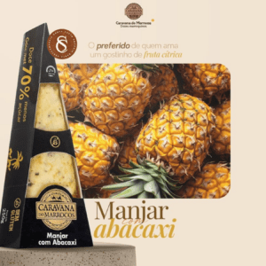 DOCE MARROQUINO MANJAR COM ABACAXI 250G CARAVANA MARROCOS