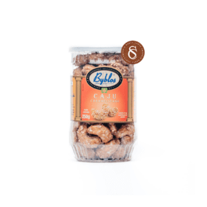 CASTANHA DE CAJU CARAMELIZADA BYBLOS 250G