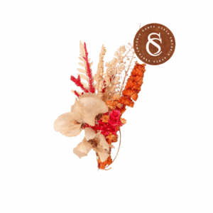 LAPELA DE FLORES DESIDRATADAS PEQUENA