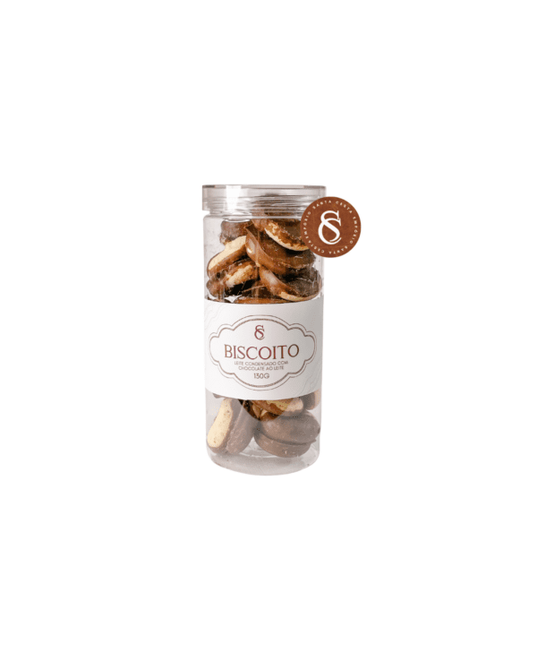 BISCOITO DE LEITE CONDENSADO E CHOCOLATE AO LEITE SANTA CESTA 120G