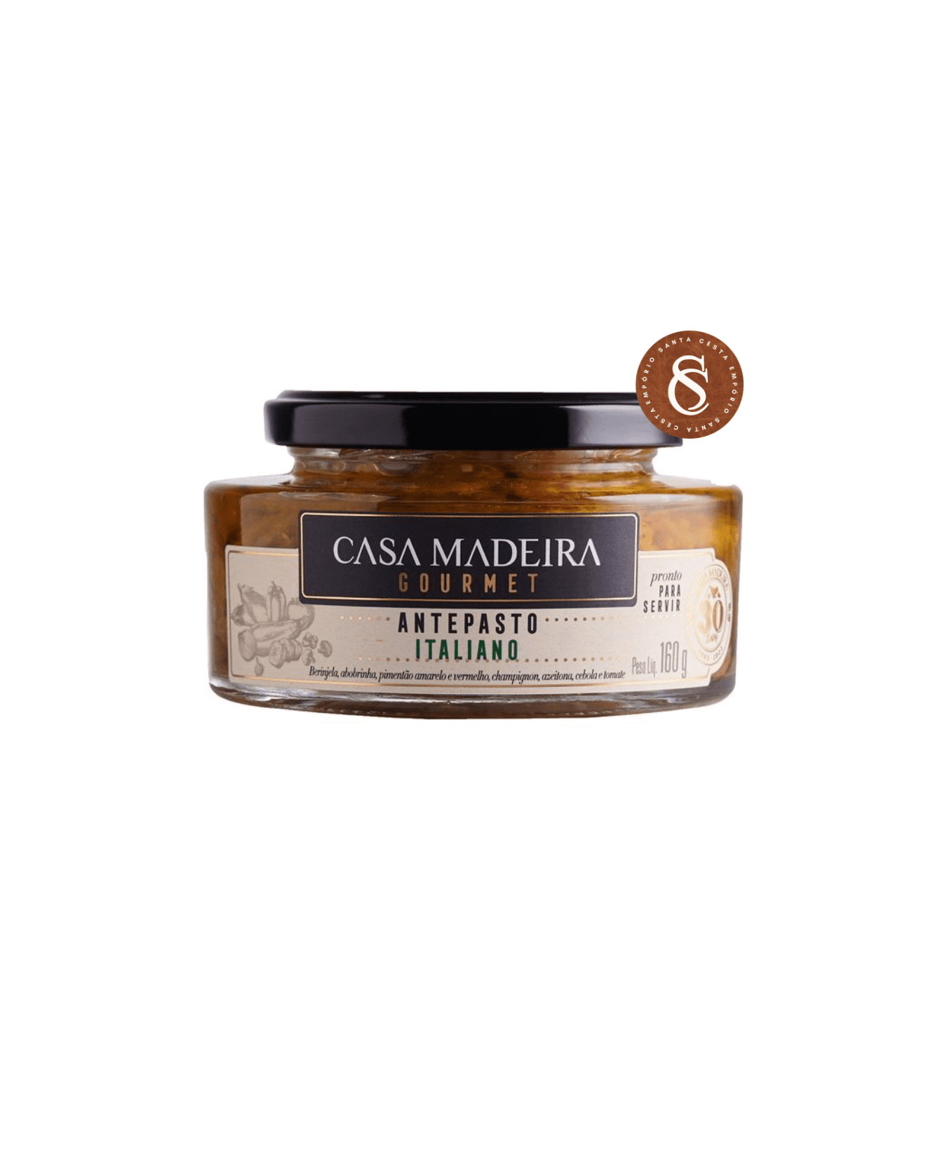 ANTEPASTO ITALIANO CASA MADEIRA 160G