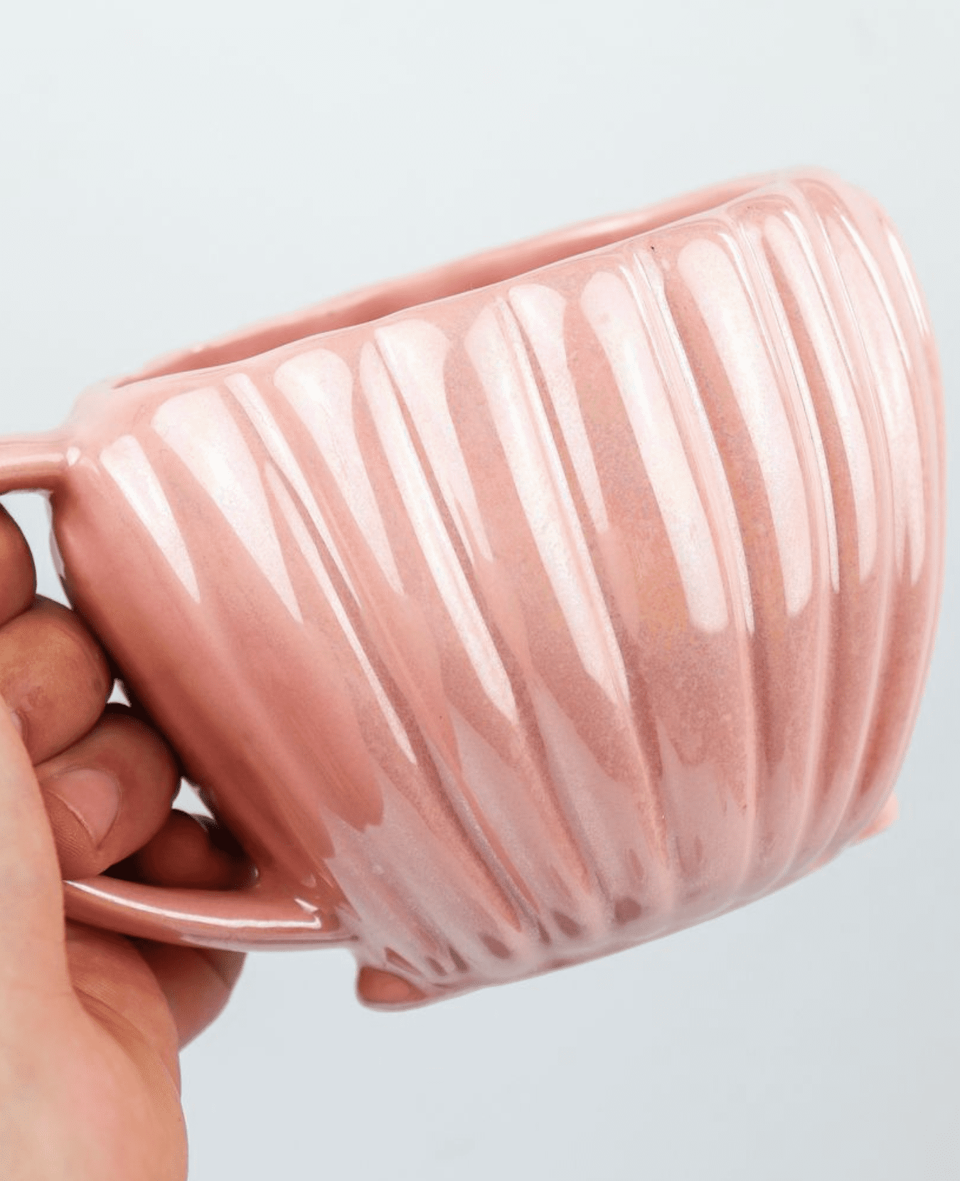 CANECA CONCHA ROSA - 500ML
