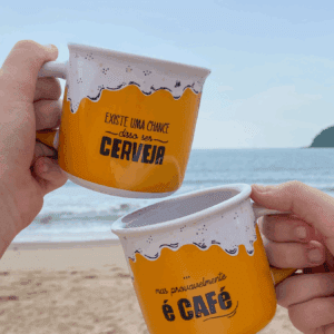 CANECA RETRÔ CERVEJA OU CAFÉ - 340ML