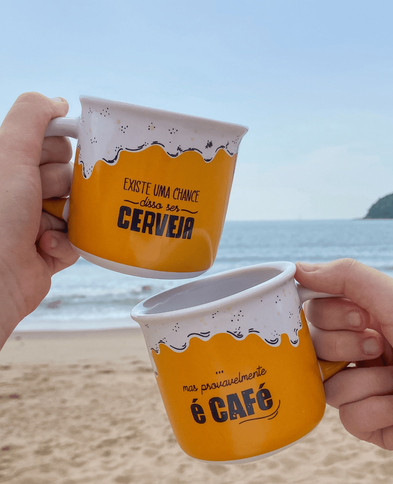 CANECA RETRÔ CERVEJA OU CAFÉ - 340ML