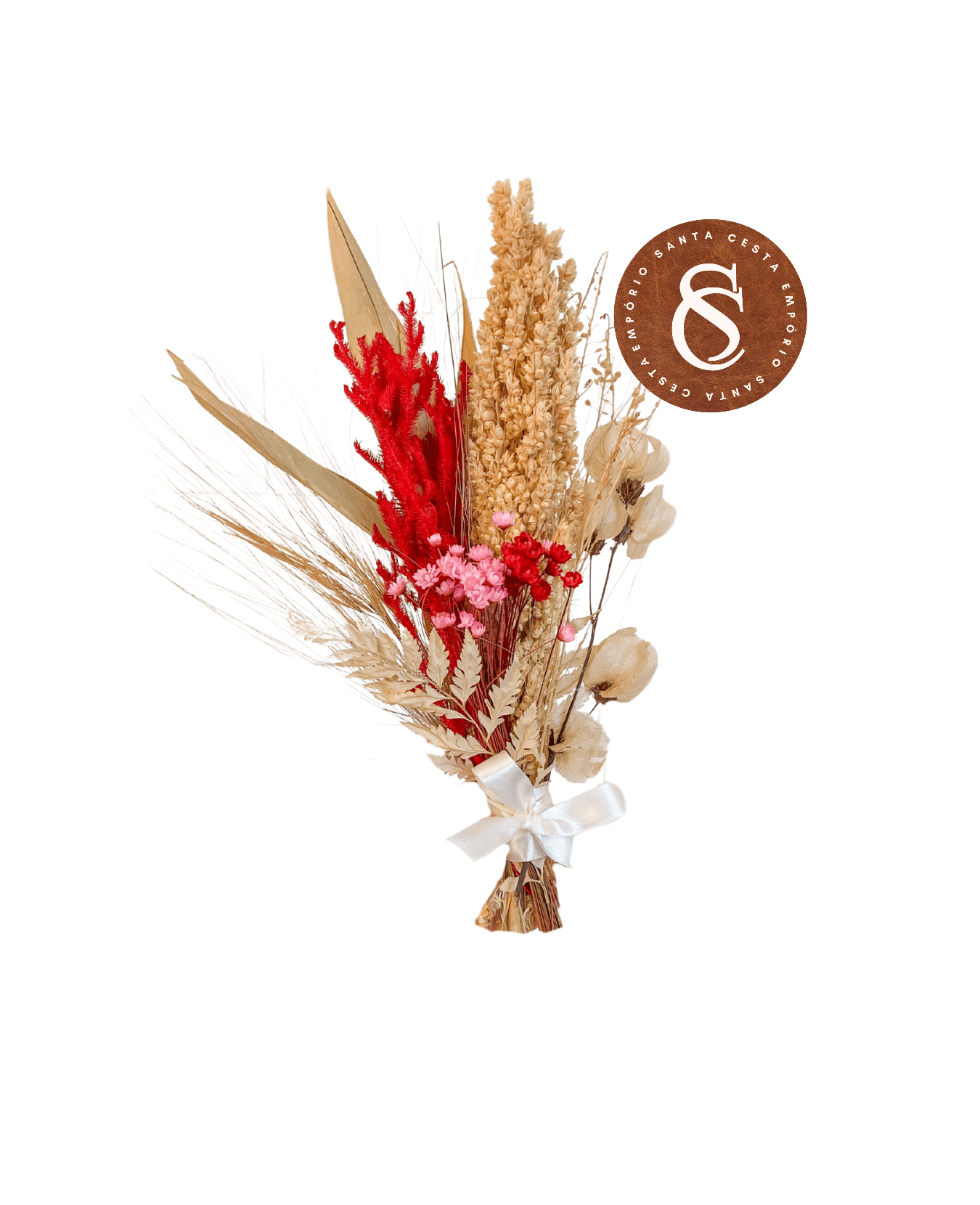 LAPELA DE FLORES DESIDRATADAS GRANDE