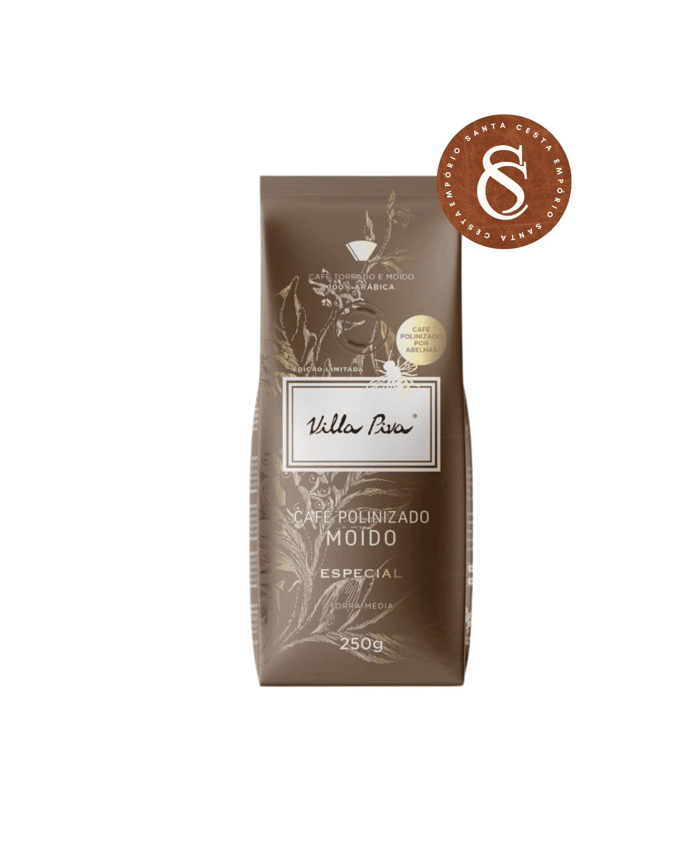 CAFÉ ESPECIAL POLINIZADO MOÍDO VILLA PIVA 250G