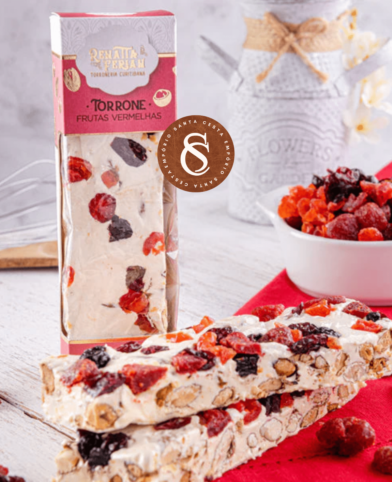 TORRONE DE FRUTAS VERMELHAS RENATA FERIAN 45G - Imagem 2