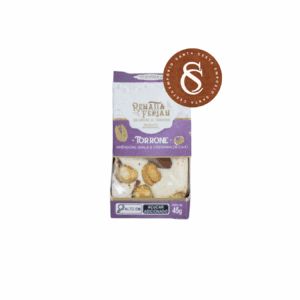TORRONE DE AMÊNDOA, AVELÃ E CASTANHA DE CAJÚ RENATA FERIAN 45G