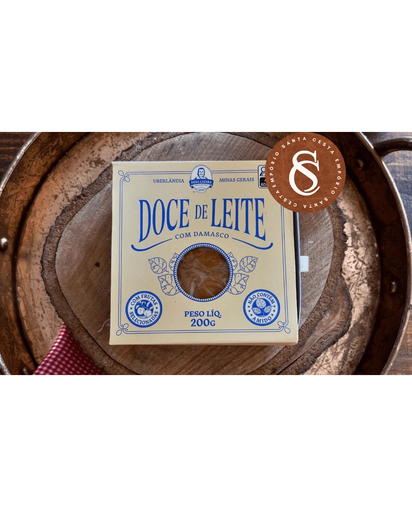 DOCE DE LEITE DE CORTE COM DAMASCO DONA LÁZARA 200G