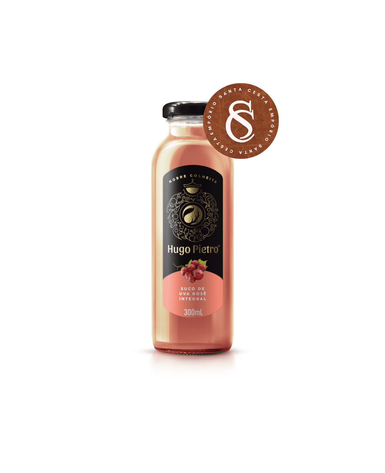 SUCO DE UVA ROSÉ HUGO PIETRO 300ML
