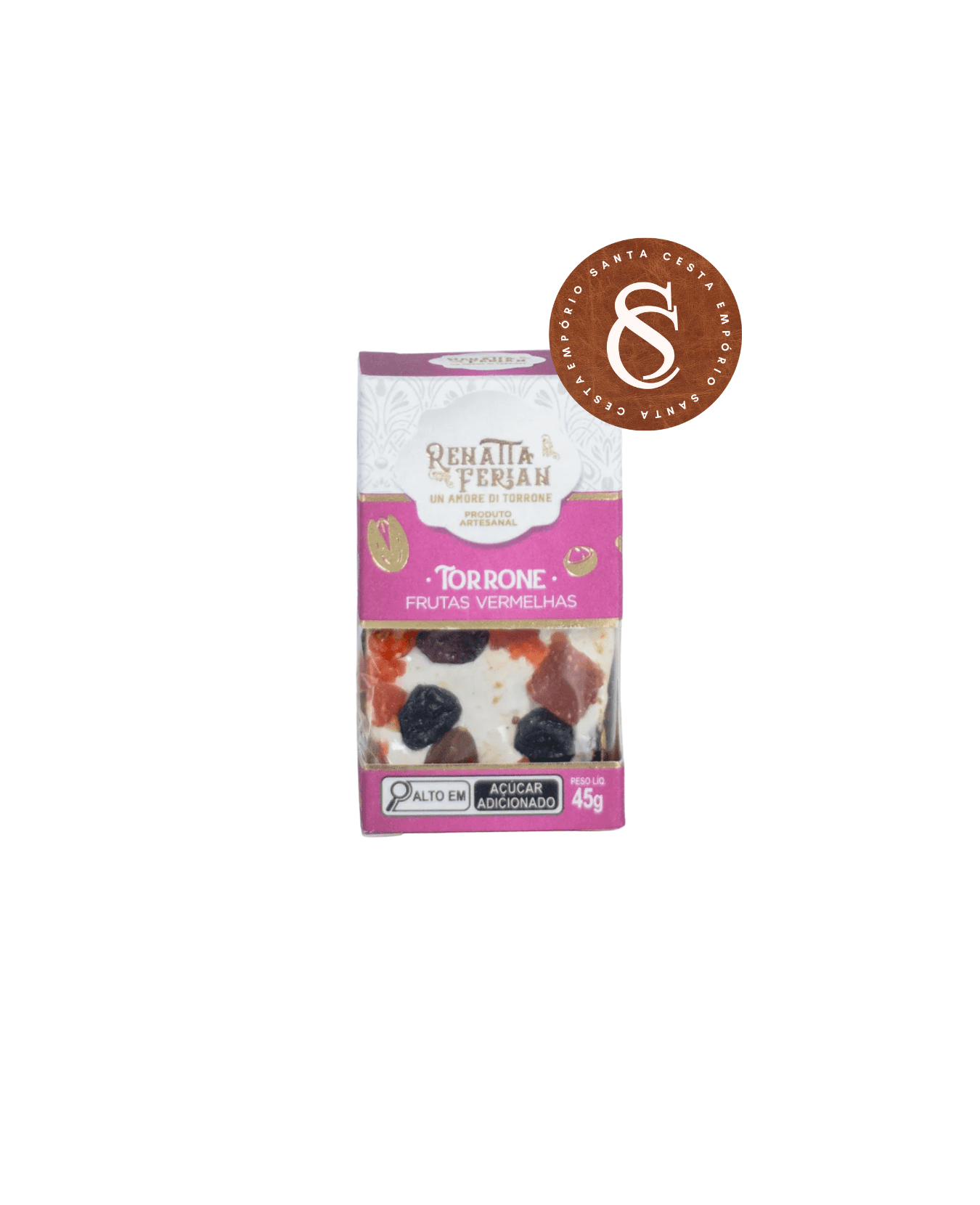 TORRONE DE FRUTAS VERMELHAS RENATA FERIAN 45G