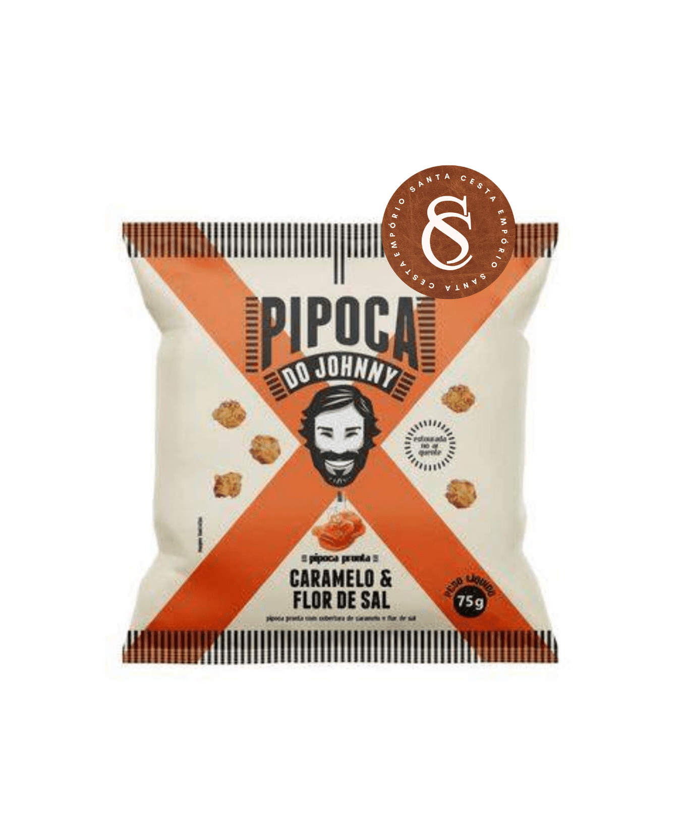 PIPOCA DO JOHNNY CARAMELO E FLOR DE SAL 40G