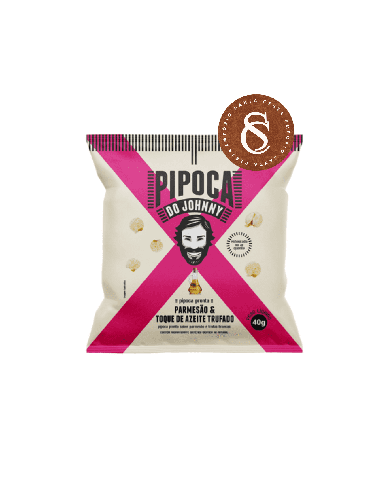 PIPOCA DO JOHNNY PARMESÃO E TOQUE DE AZEITE TRUFADO 40G