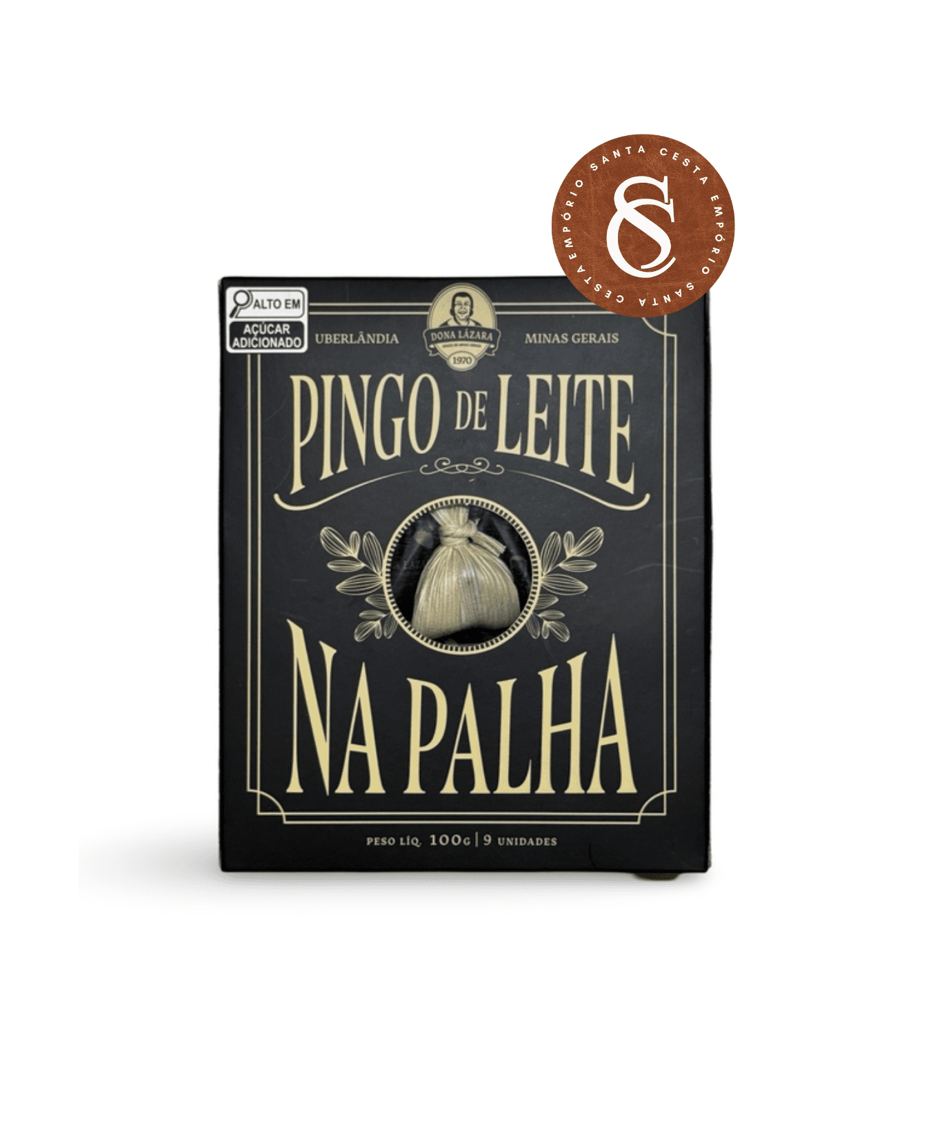 PINGO DE LEITE NA PALHA DONA LÁZARA 100G