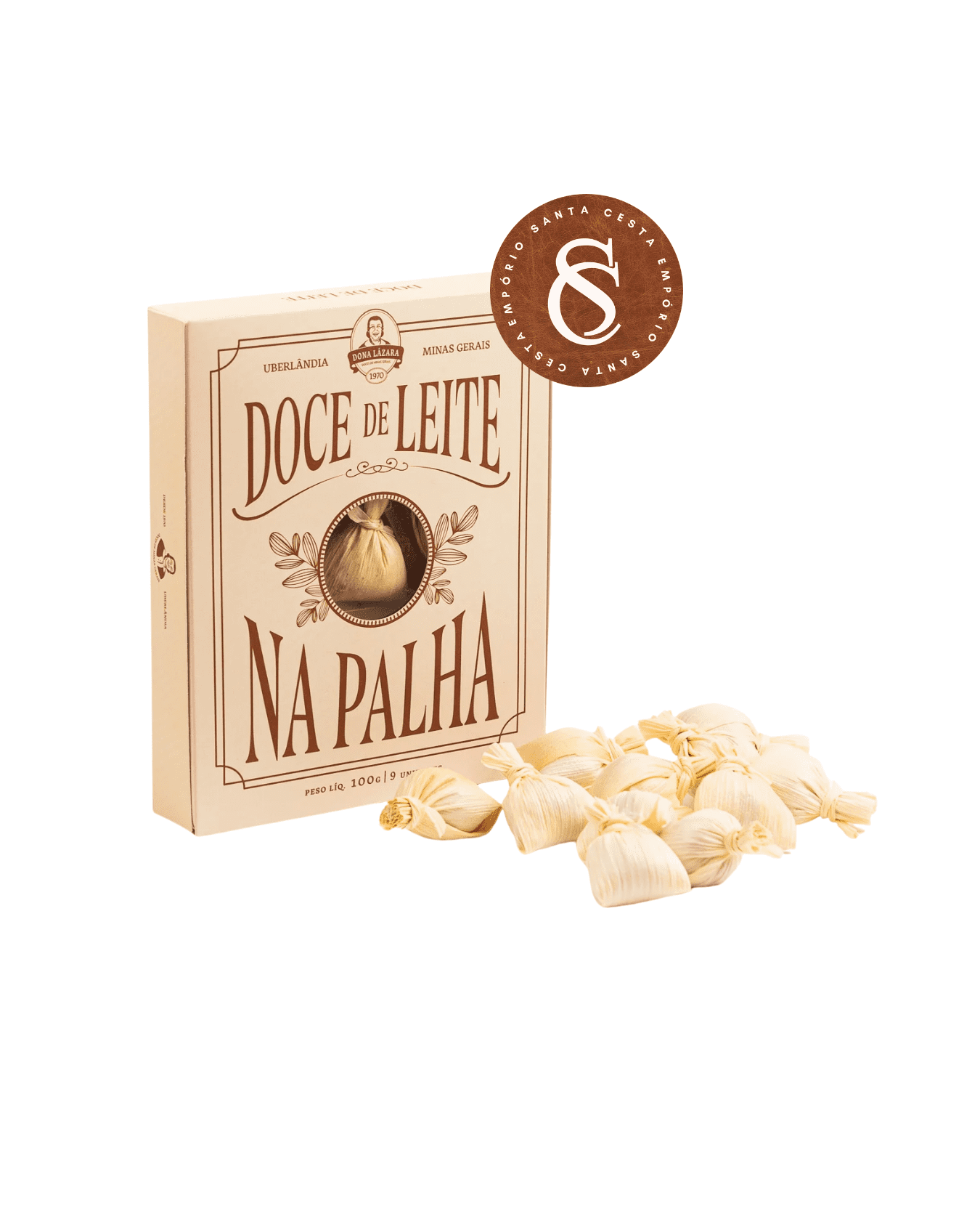 DOCE DE LEITE NA PALHA DONA LÁZARA 100G