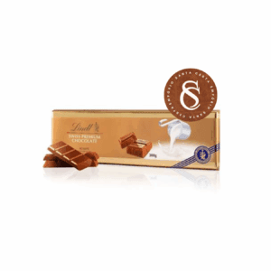 CHOCOLATE EM BARRA AO LEITE SWISS PREMIUM LINDT 300G