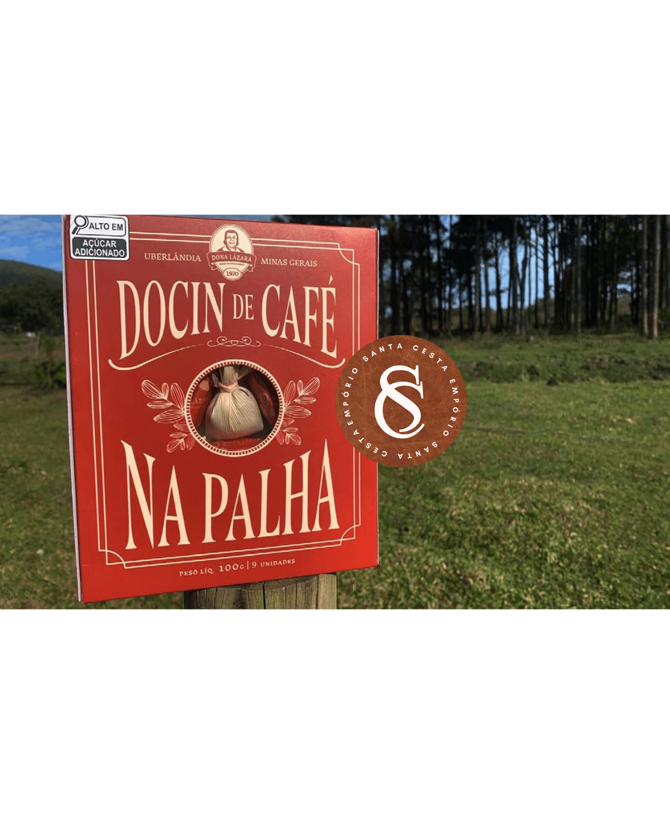 DOCIN DE CAFÉ NA PALHA DONA LÁZARA 100G