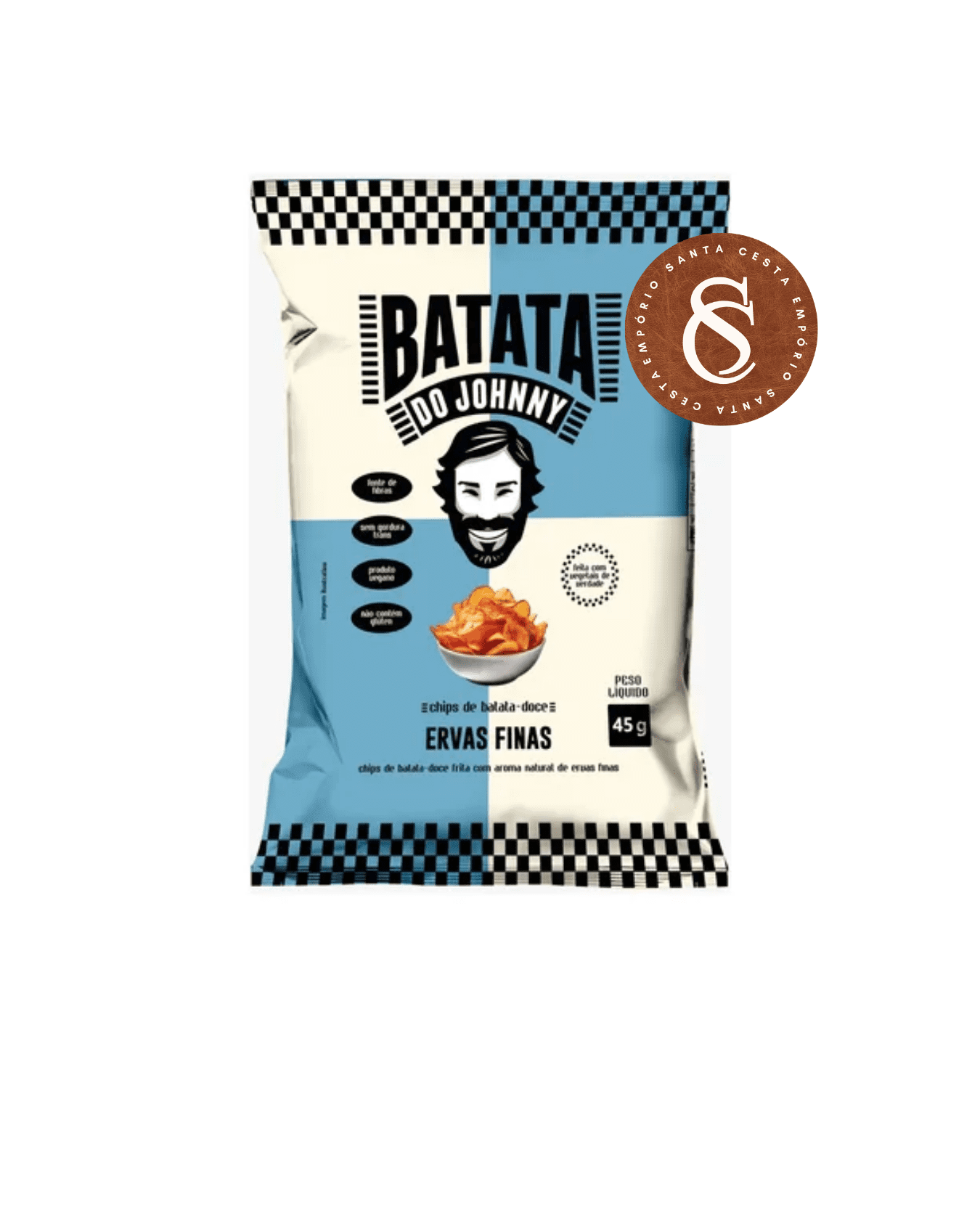 CHIPS DE BATATA DOCE E ERVAS FINAS DO JOHNNY 45G