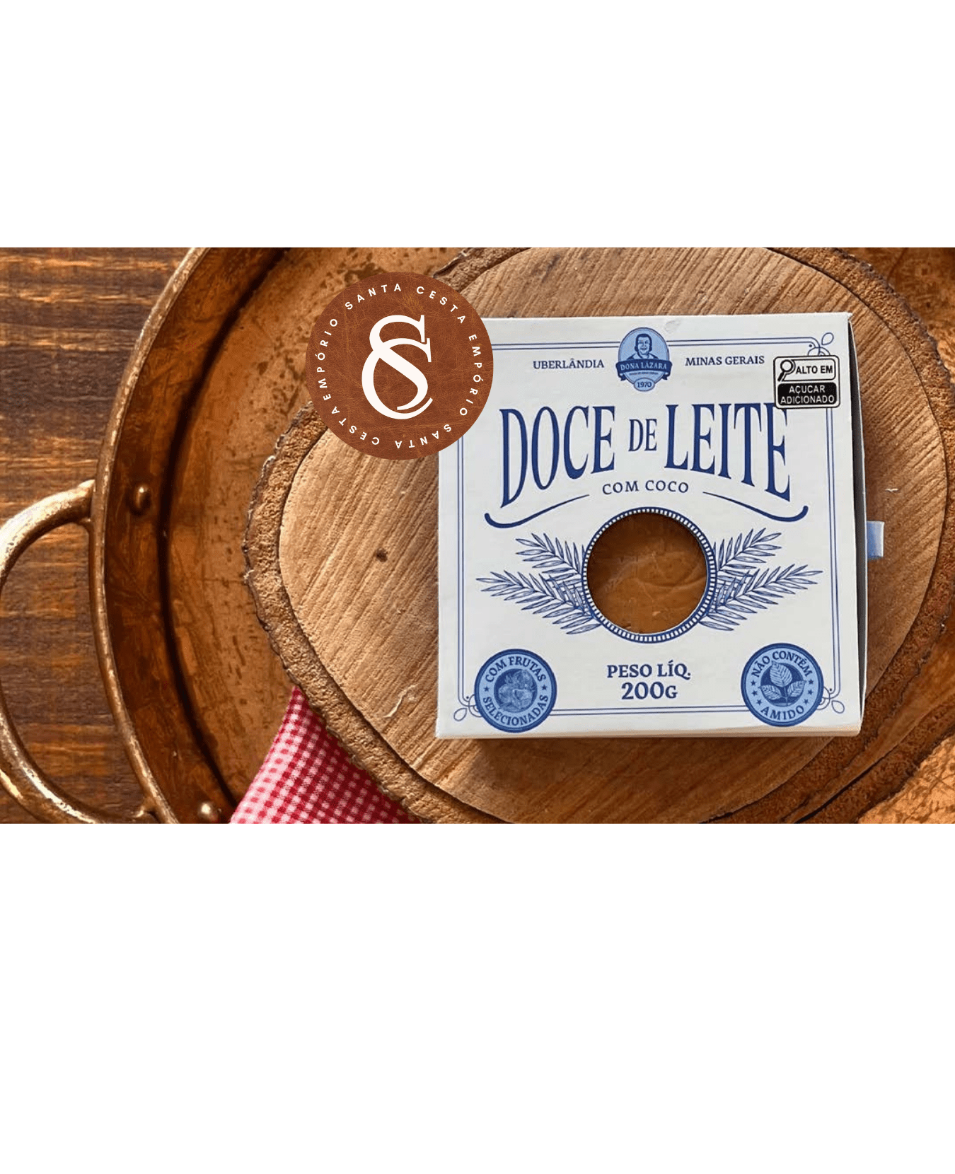 DOCE DE LEITE DE CORTE COM COCO DONA LÁZARA 200G