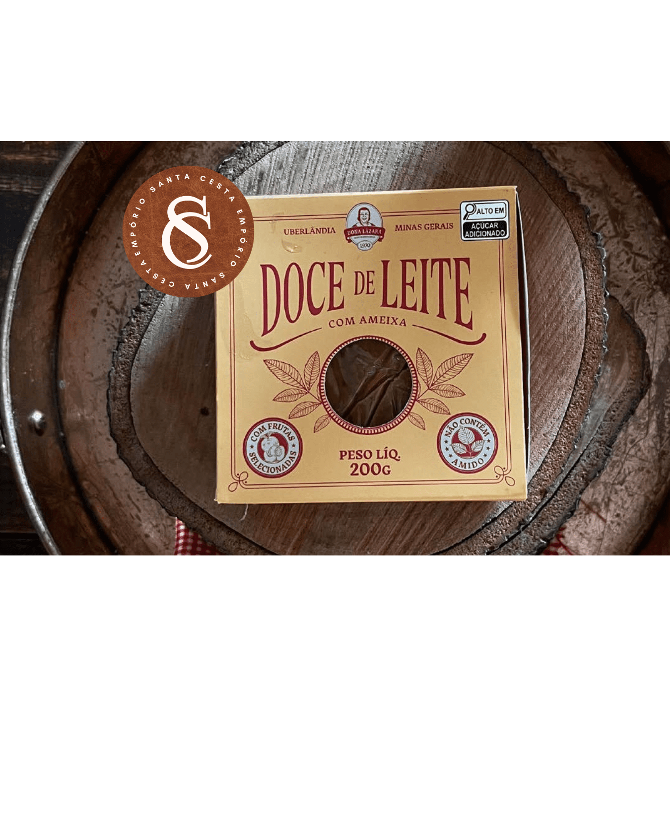 DOCE DE LEITE DE CORTE COM AMEIXA DONA LÁZARA 200G