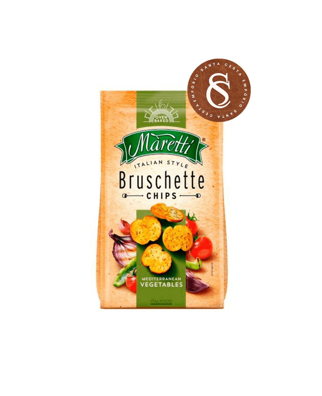 TORRADAS FINAS VEGETAIS MEDITERRÂNEOS BRUSCHETTE MARETTI 85G