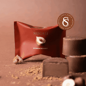 BOMBOM DE CHOCOLATE E AVELÃ NUGALI 13G
