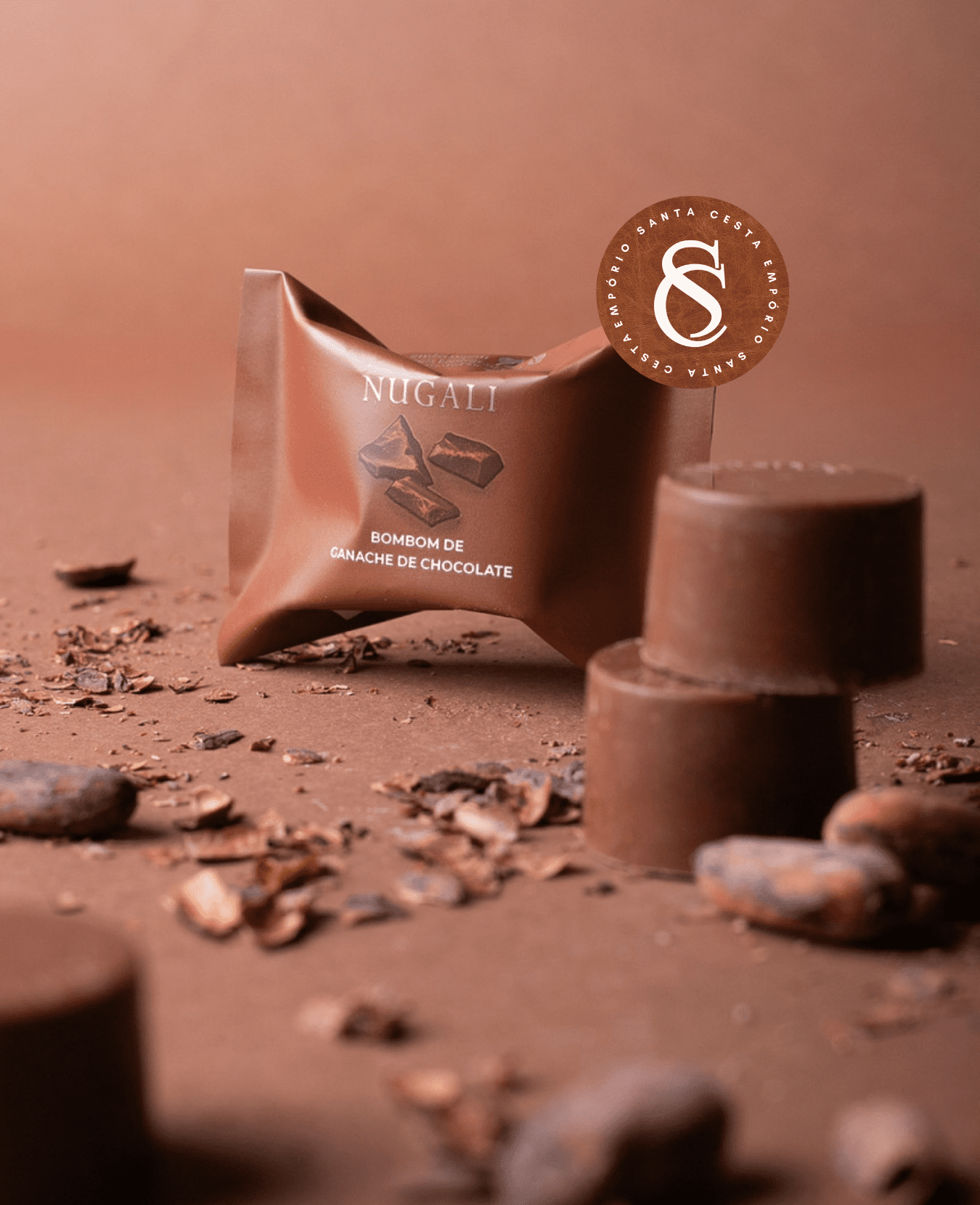 BOMBOM DE CHOCOLATE E CAFÉ NUGALI 13G