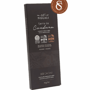 BARRA CHOCOLATE AMARGO 80% SERRA DO CONDURU NUGALI 85G