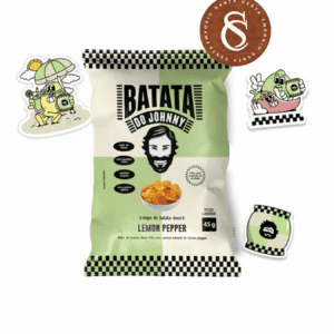 CHIPS DE BATATA DOCE SABOR LEMON PEPPER DO JOHNNY 45G