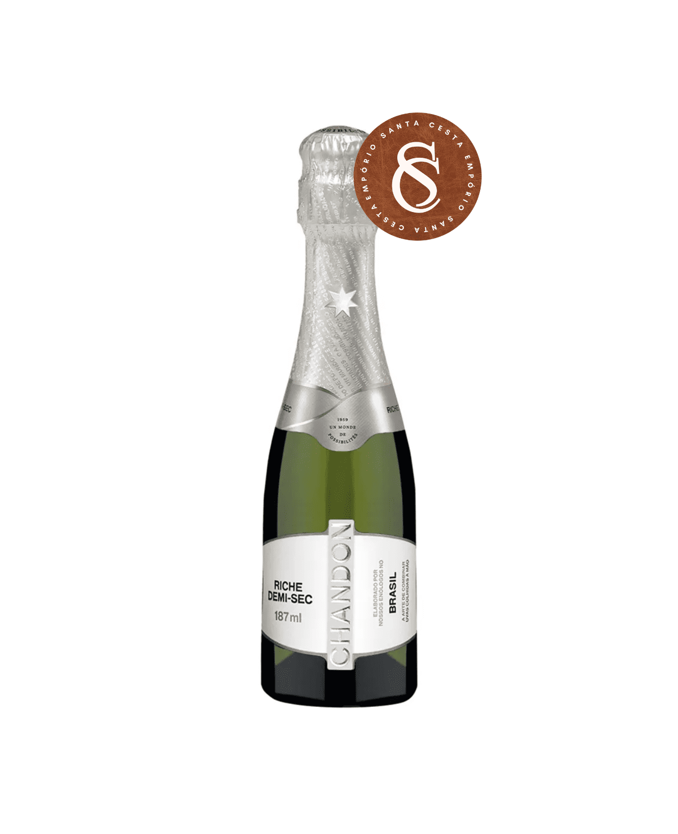 MINI ESPUMANTE CHANDON DEMI-SEC 187ML