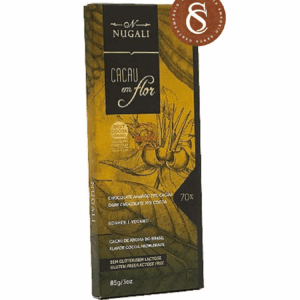 BARRA CHOCOLATE AMARGO 70% CACAU EM FLOR NUGALI 85G
