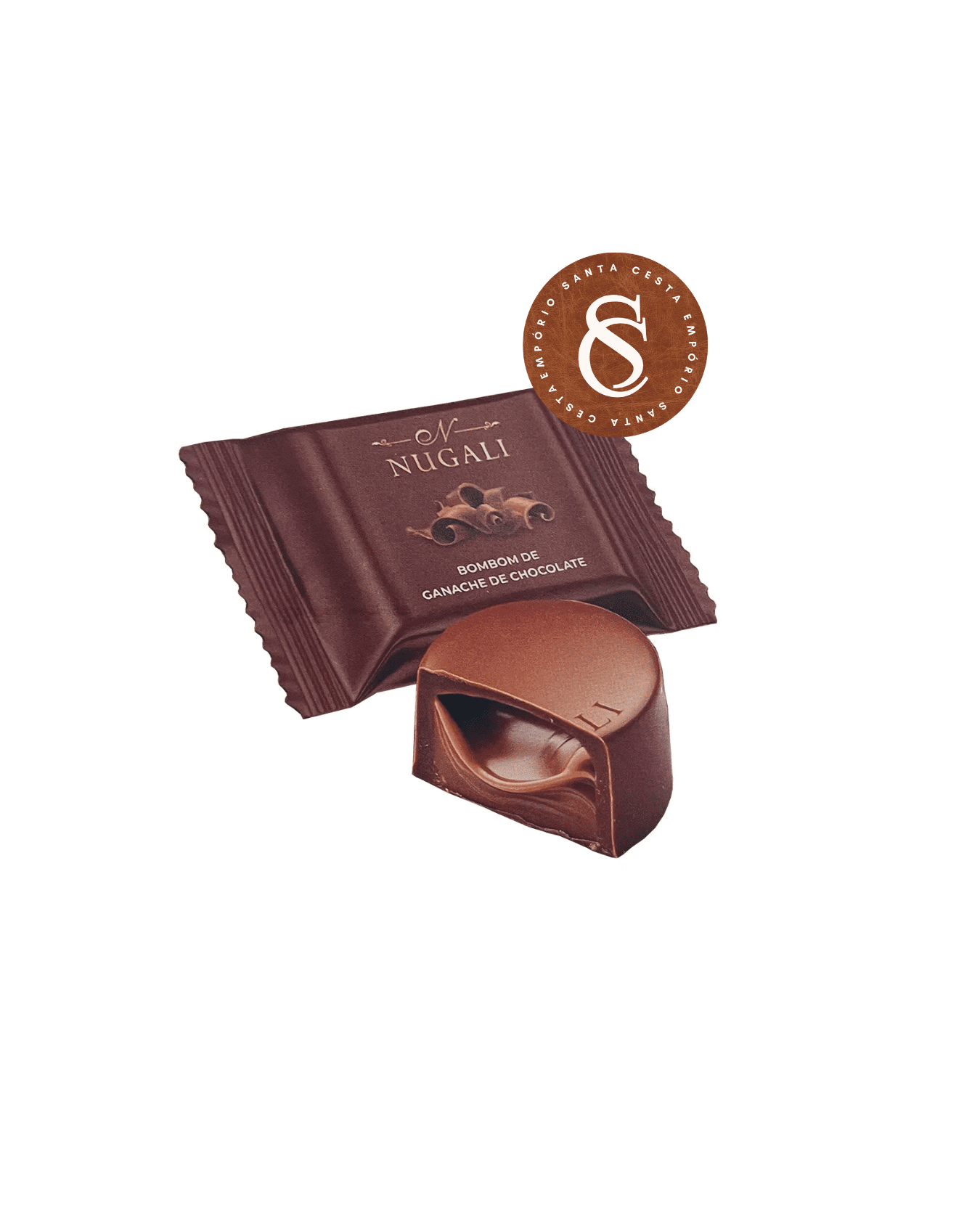 BOMBOM GANACHE DE CHOCOLATE NUGALI 13G