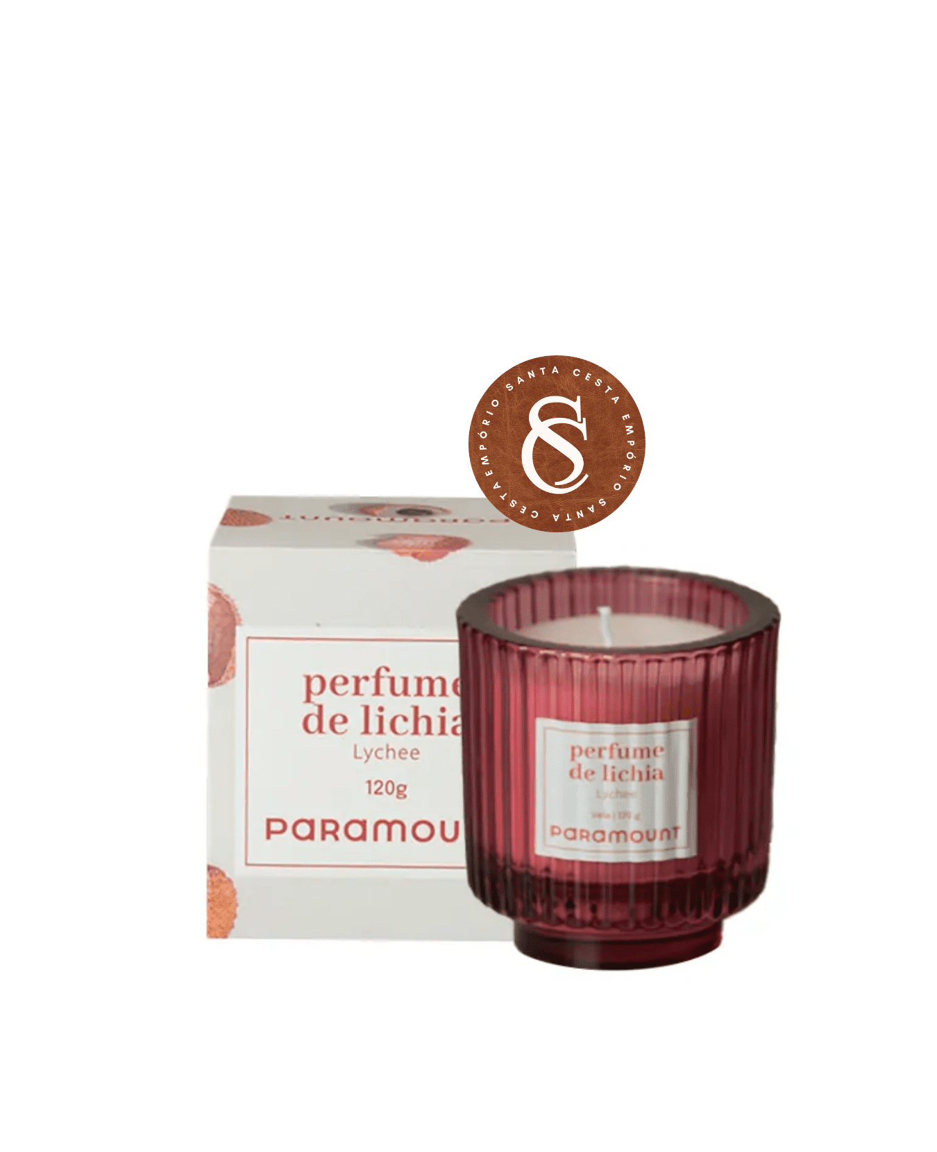 VELA AROMÁTICA PERFUME DE LICHIA PARAMOUNT 120G