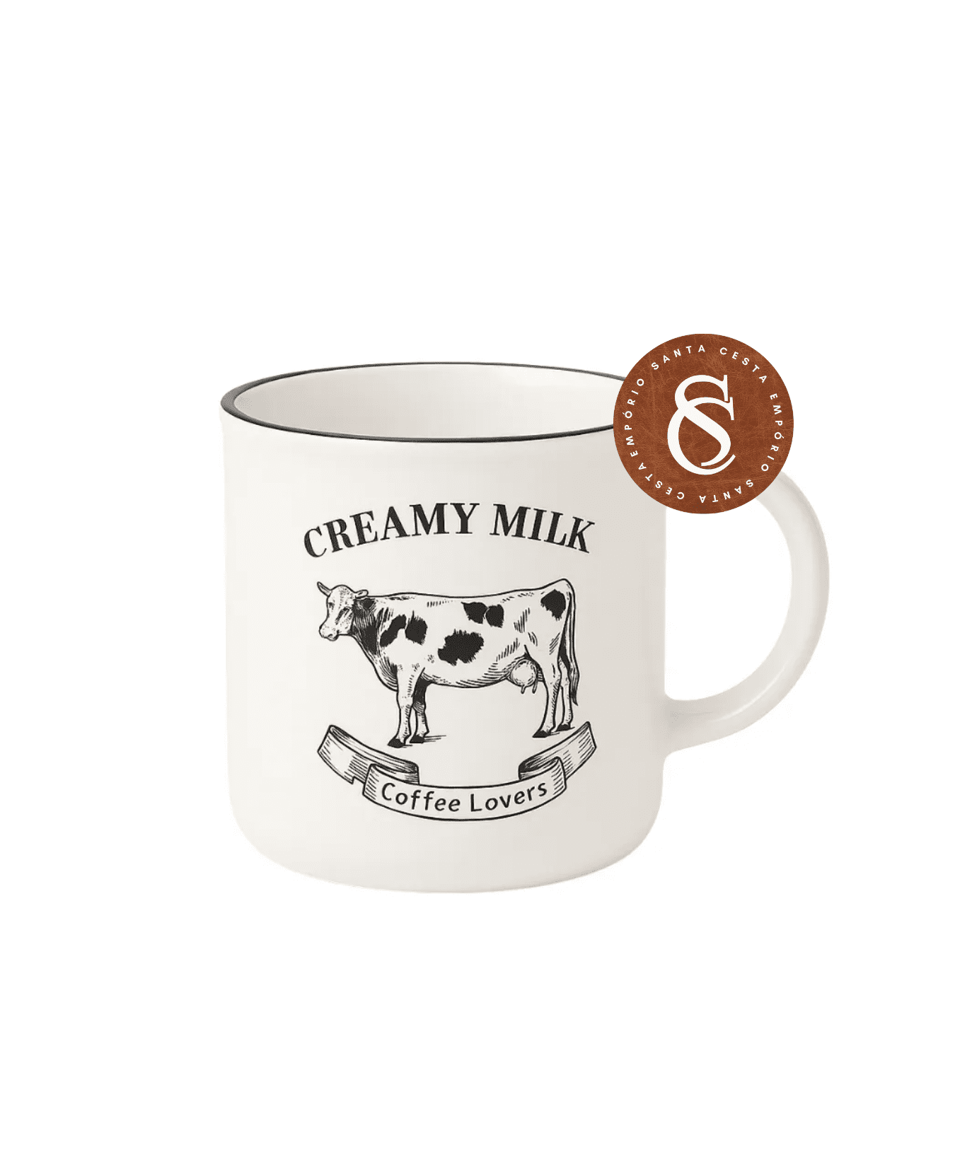 CANECA CREAMY MILK RETRÔ 180ML