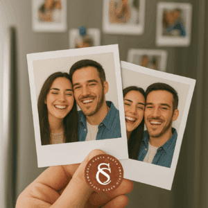 2 FOTOS ESTILO POLAROIDE COM IMÃ