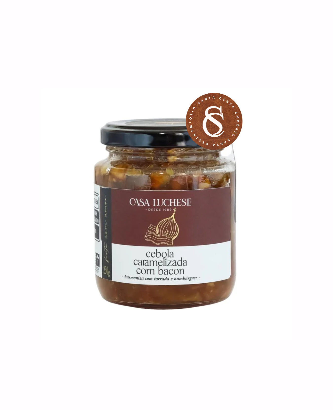 CEBOLA CARAMELIZADA COM BACON CASA LUCHESE 250G
