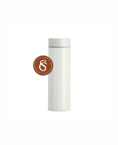 GARRAFA TÉRMICA BRANCA 240ML