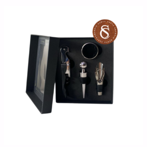 KIT PARA VINHO 4 PEÇAS