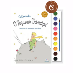 LIVRO PARA PINTAR COM AQUARELA O PEQUENO PRÍNCIPE