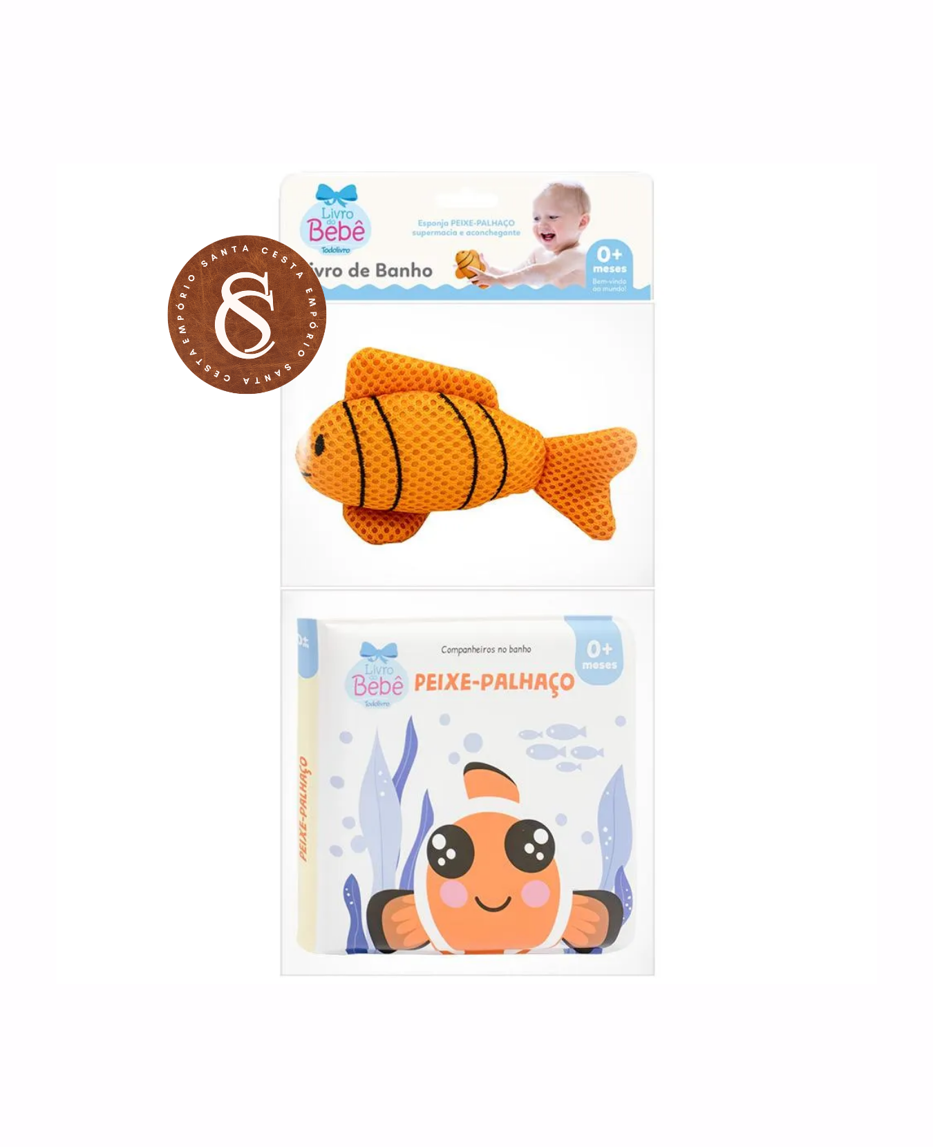 COMPANHEIROS NO BANHO: PEIXE-PALHAÇO (0 MESES)