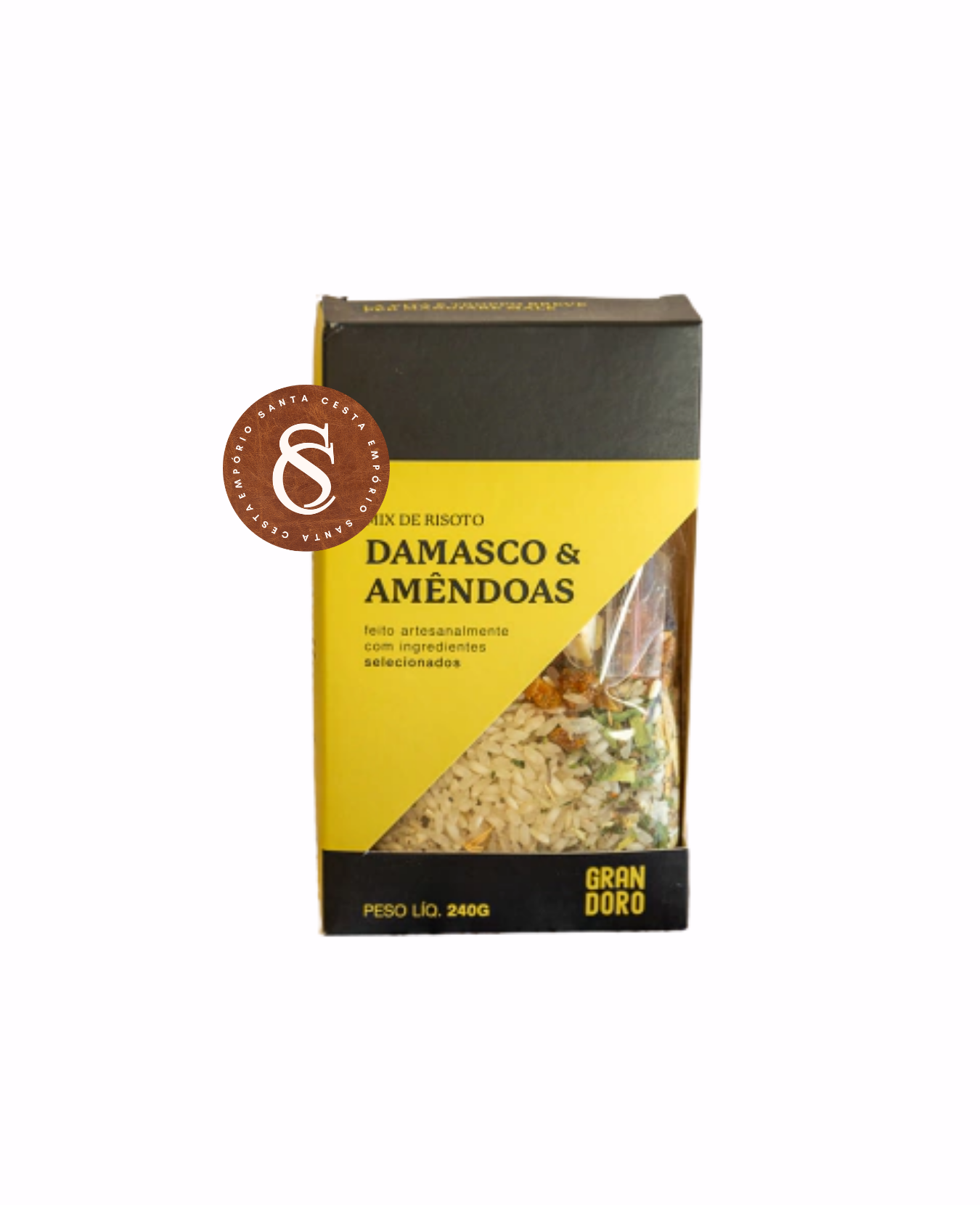 MIX DE RISOTO DAMASCO E AMÊNDOAS GRAN DORO 240G