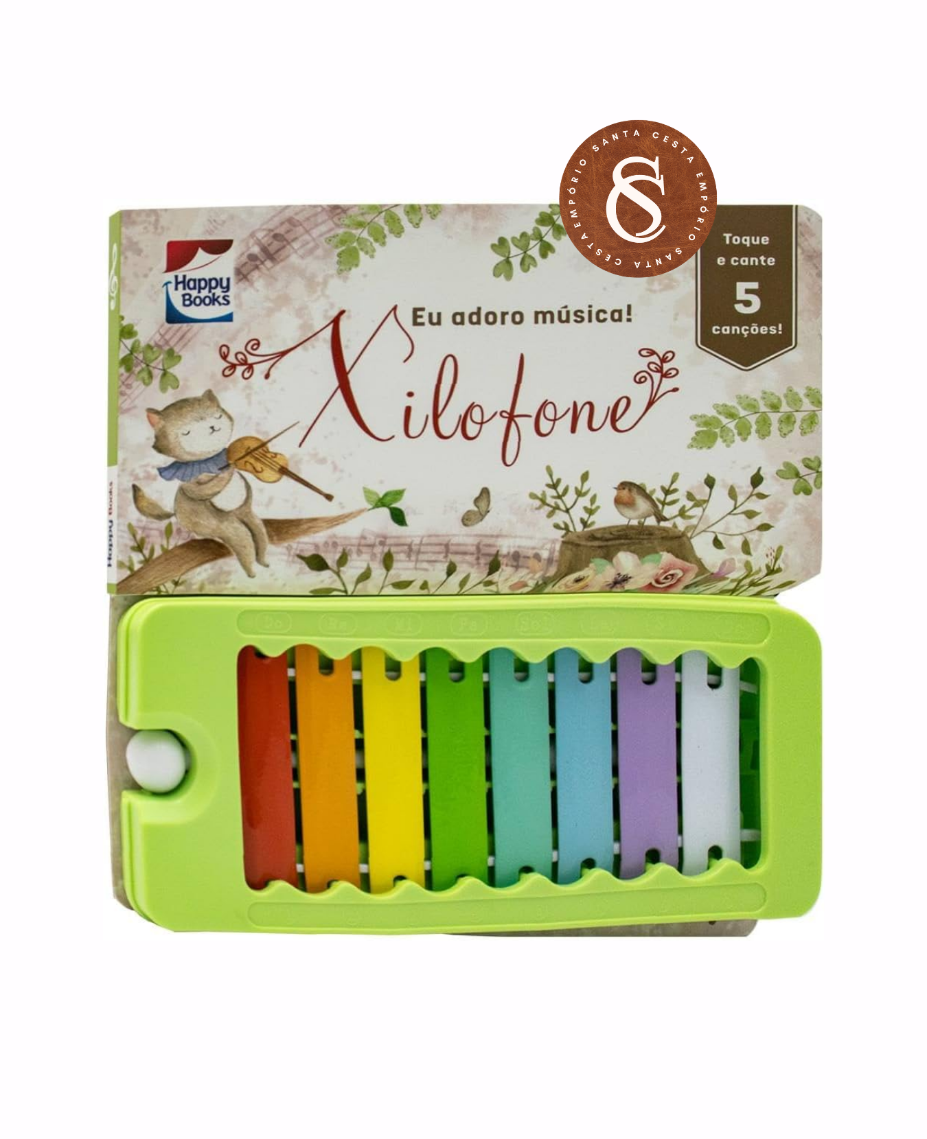 LIVRO EU ADORO MÚSICA! XILOFONE