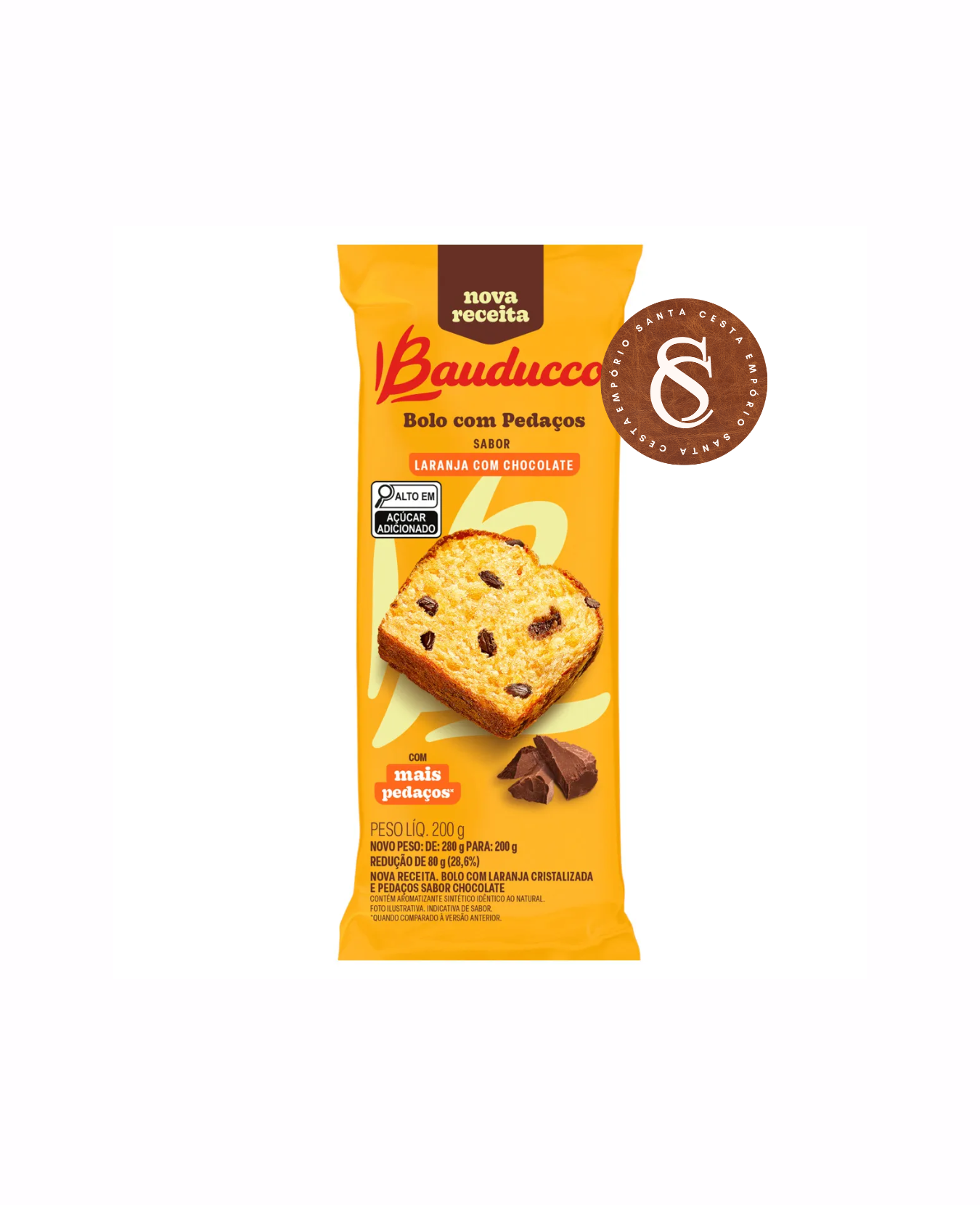 BOLO LARANJA COM CHOCOLATE BAUDUCCO 200G