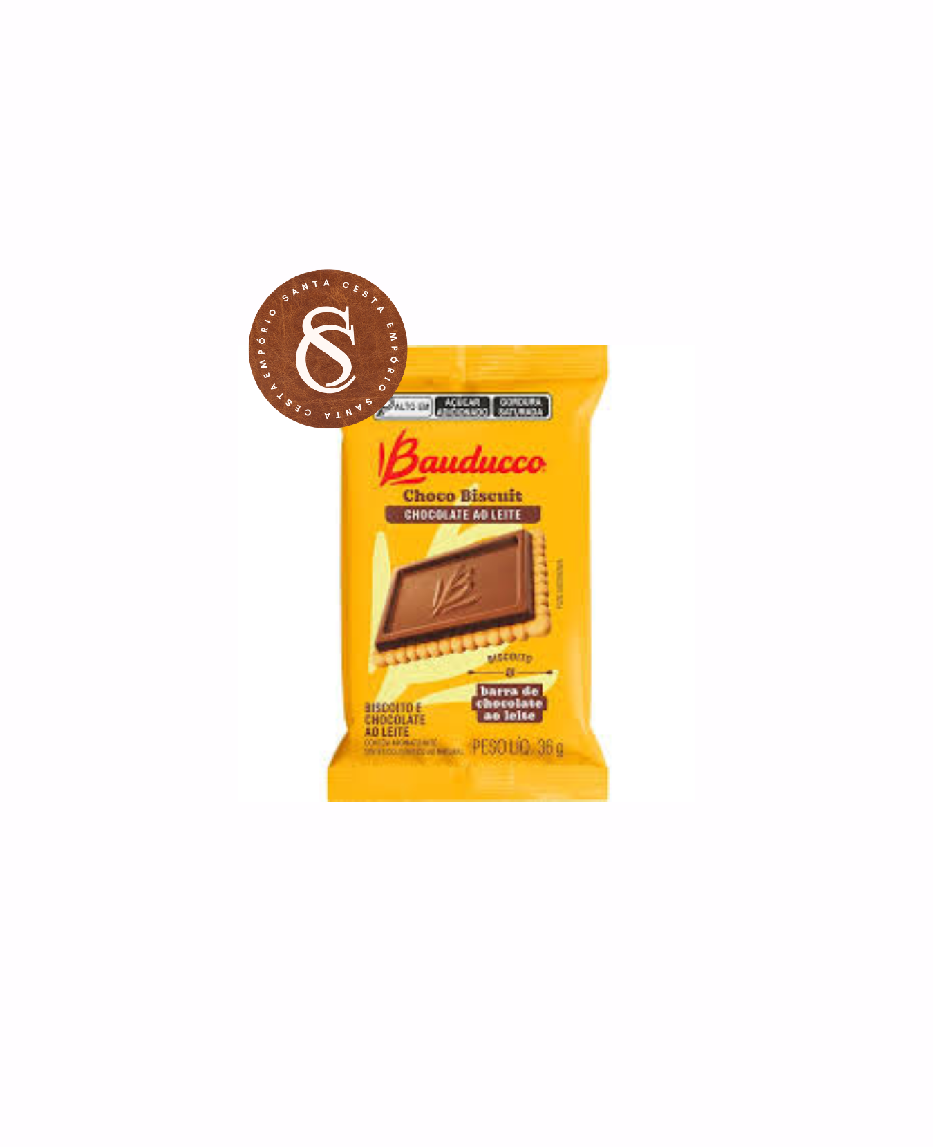 CHOCO BISCUIT AO LEITE BAUDUCCO 36G