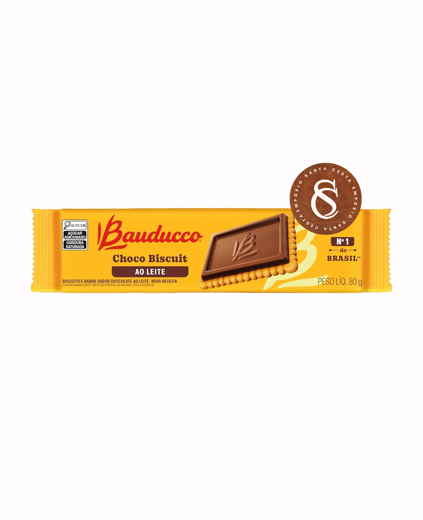 CHOCO BISCUIT AO LEITE BAUDUCCO 80G