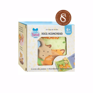 LIVRO COM MORDEDOR: DOCE ACONCHEGO (6 MESES)