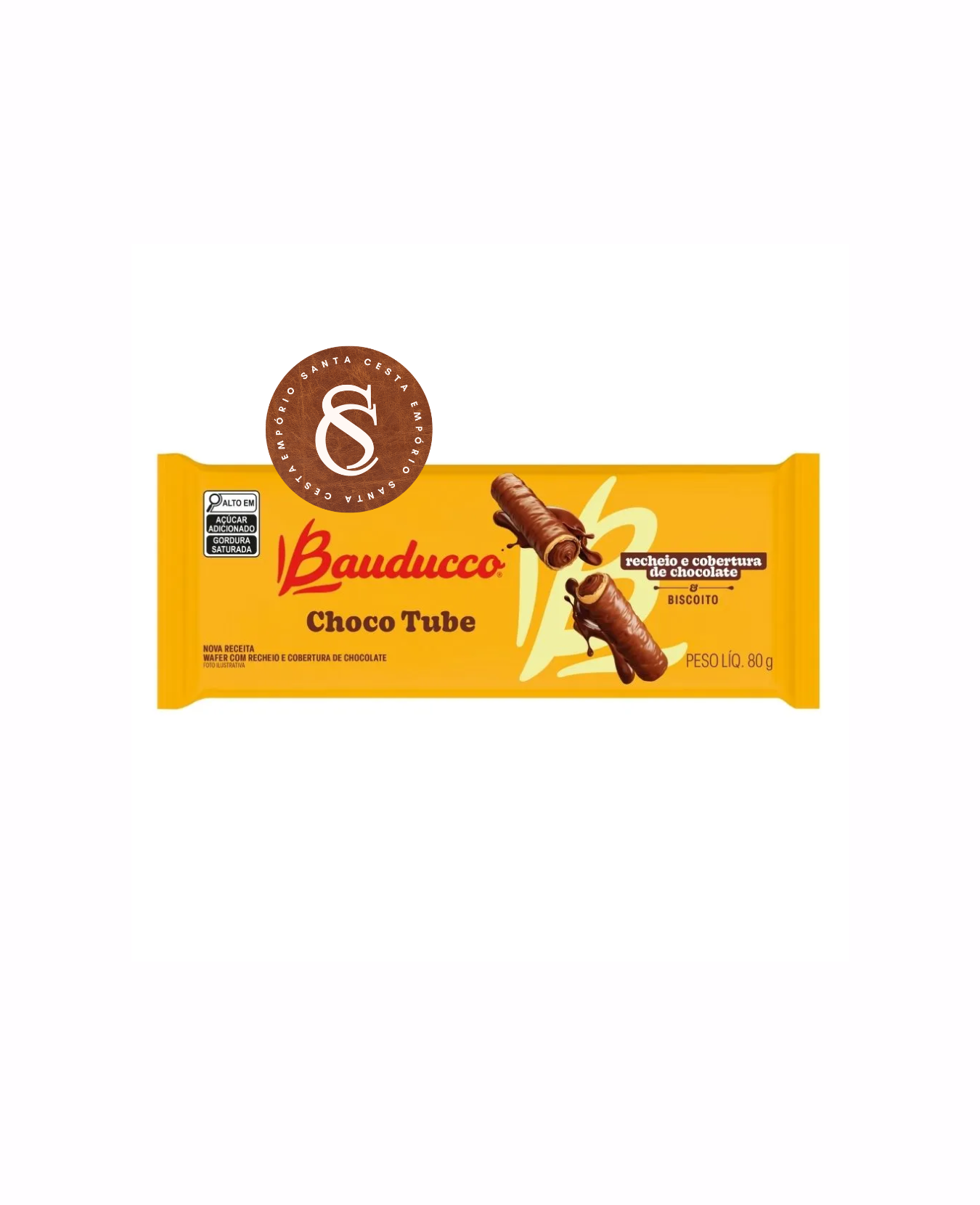 CHOCO BISCUIT TUBE CHOCOLATE BAUDUCCO 80G