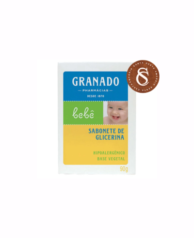 SABONETE EM BARRA DE GLICERINA PARA BEBÊ TRADICIONAL GRANADO 90G