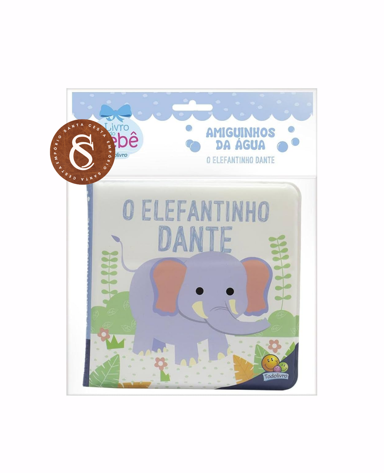 LIVRO AMIGUINHOS DA ÁGUA: ELEFANTINHO DANTE (0 MESES)